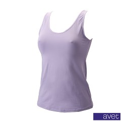 Avet top brede band lila s SALE