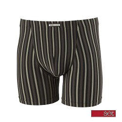 Set boxer stripe brown xl