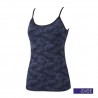 Avet spag top Pluim print