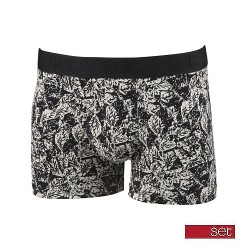 Set boxer Blad zwart l SALE