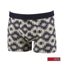 Set boxer Inca navy/ecru l SALE