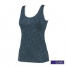 Avet top Flor br band petrol l